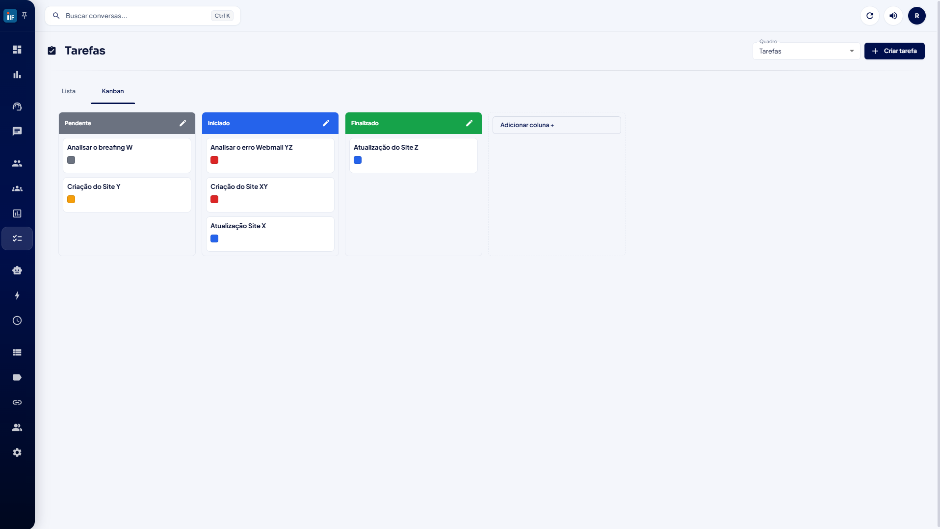CRM de atendimentos