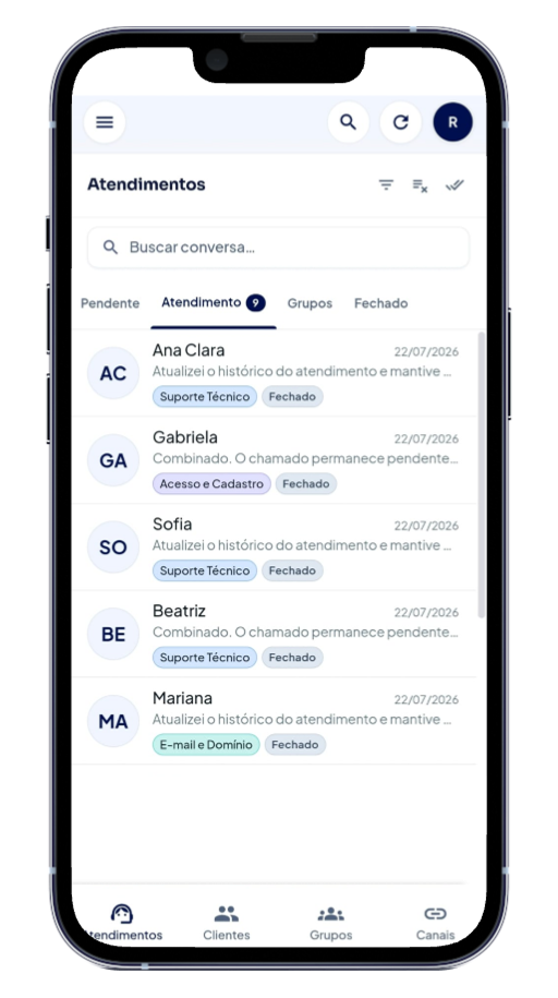 App iaflow no celular